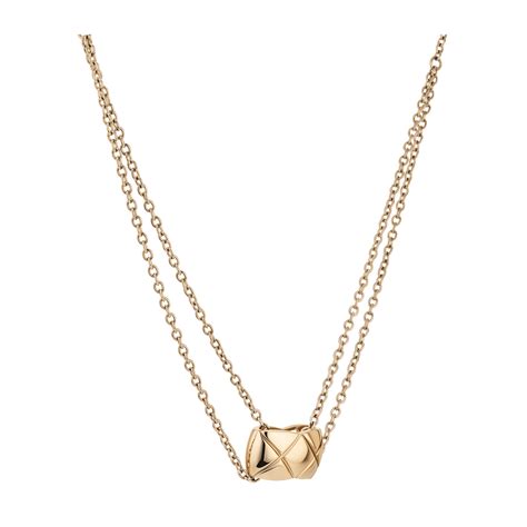 chanel crush necklace|chanel coco mark necklace.